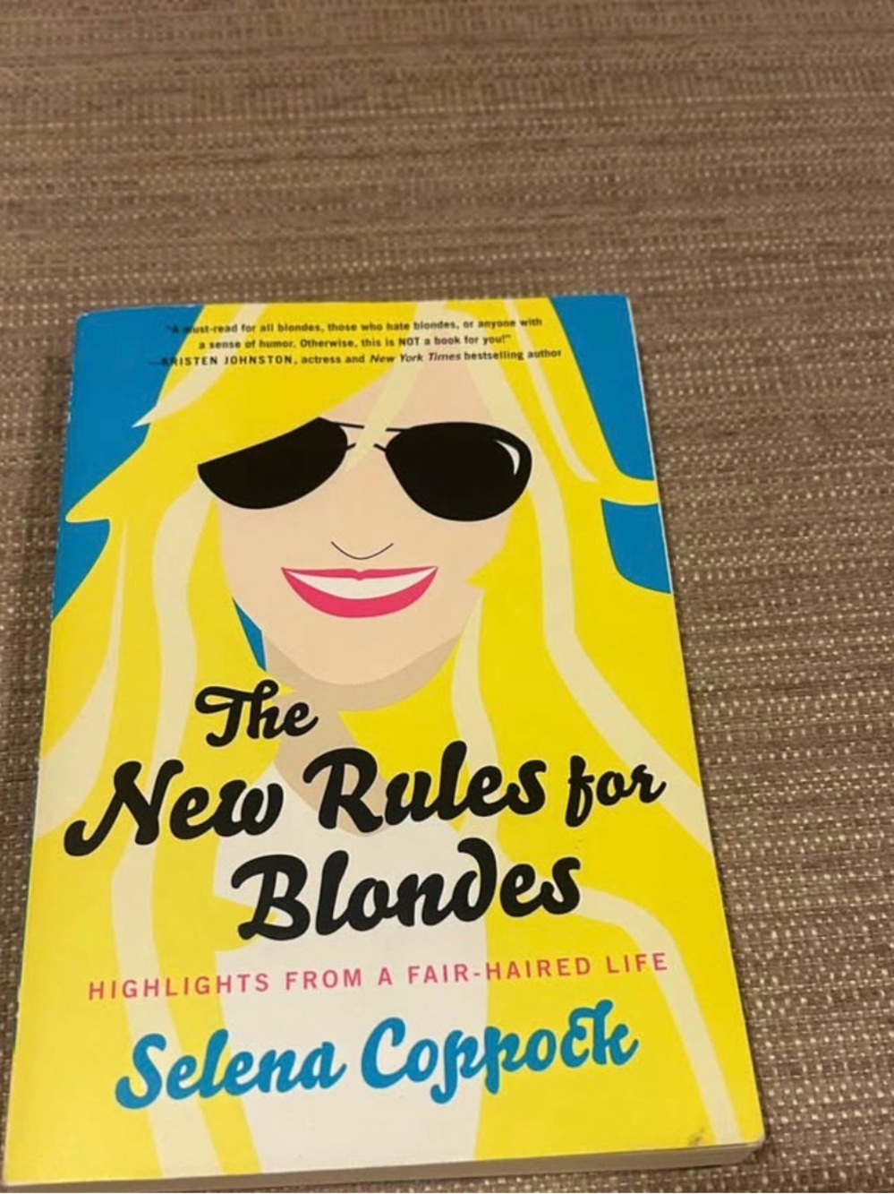 Selena Coppock The New Rules for Blondes - Yellow Cover